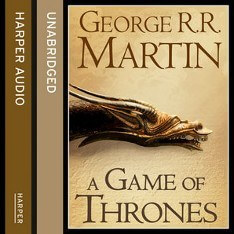 Omslag till A Game of Thrones. Den första boken ur serien A Song of Ice and Fire.